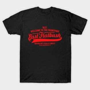 New York Brooklyn - East Flatbush Brooklyn Schriftzug - East Flatbush Logo T-Shirt